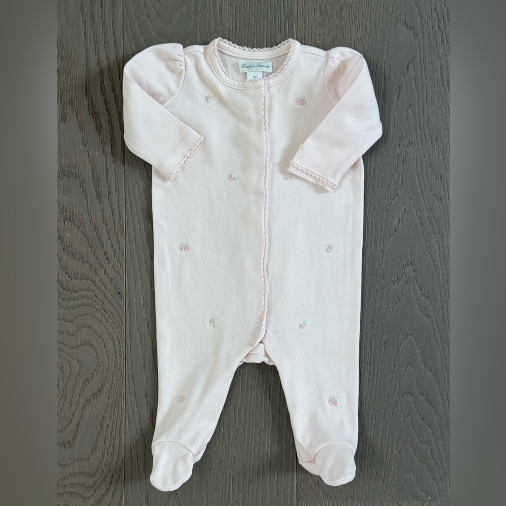 Floral Organic Cotton Interlock Coverall